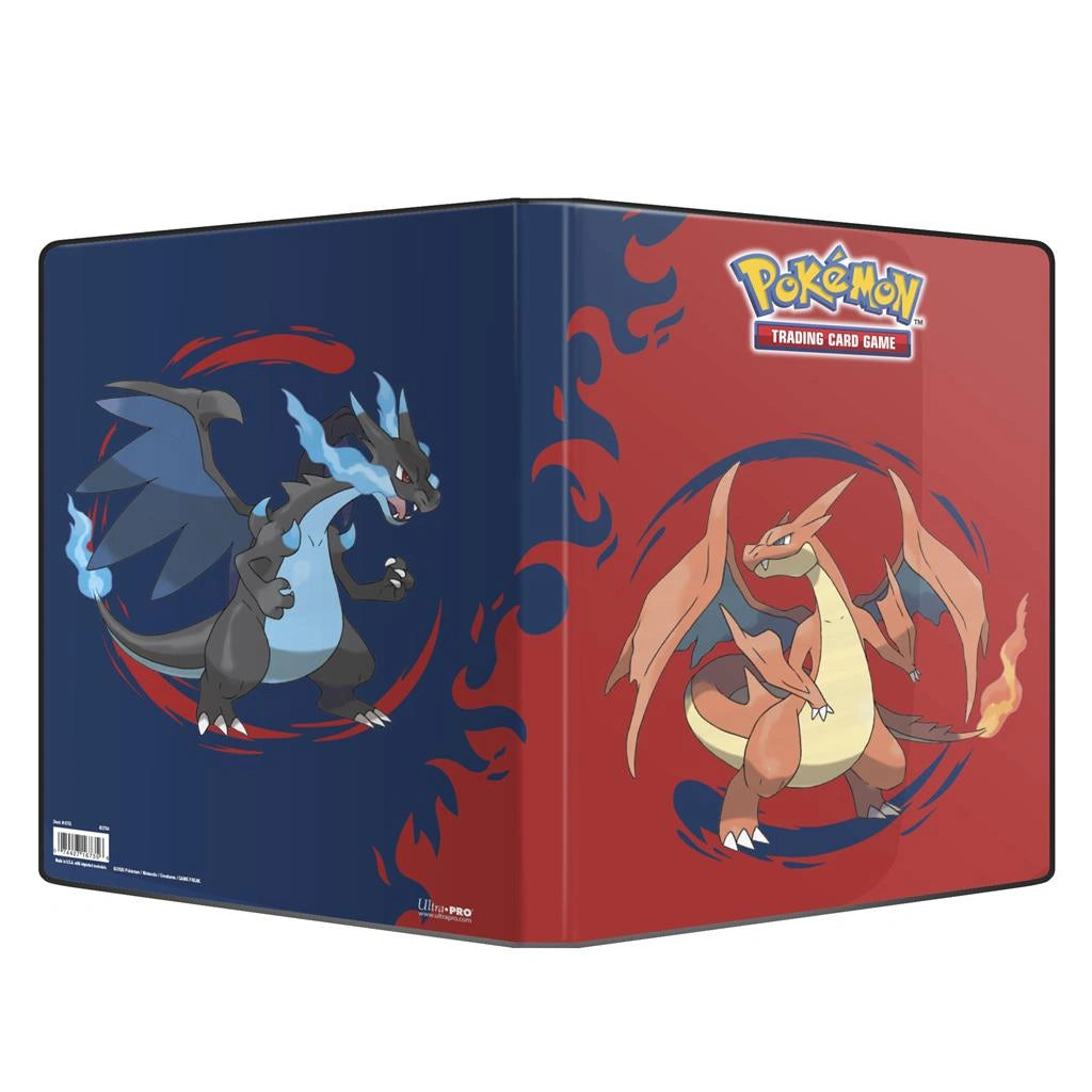 Mega Charizard X and Mega Charizard Y 9-Pocket Portfolio for the Pokémon Trading Card Game