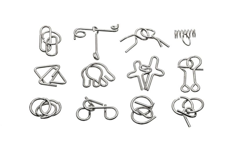 Metal Puzzles, 12 Puzzles (5099)