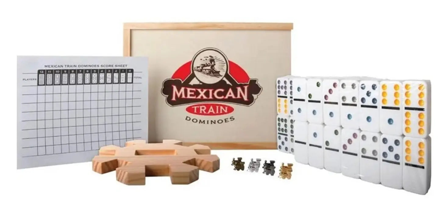 Mexican Train Domino Wood