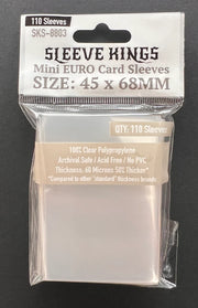 Sleeve Kings - Mini Euro Card Sleeves, 45x68mm (110)