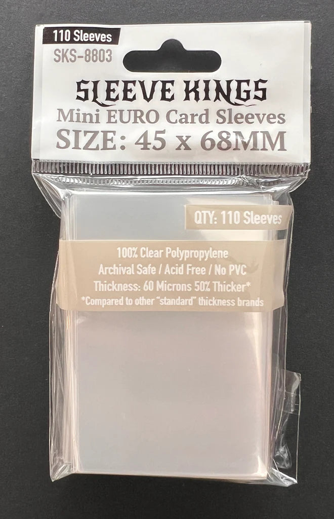 Sleeve Kings - Mini Euro Card Sleeves, 45x68mm (110)