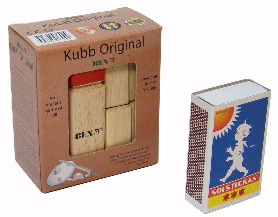 Mini Kubb Original rubber wood