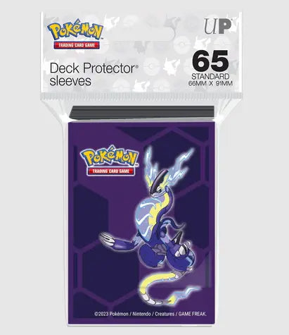 Miraidon Standard Deck Protector Sleeves (65ct) for Pokemon
