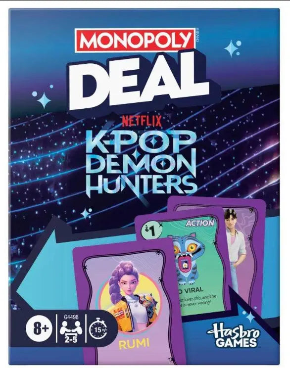 Monopoly Deal: K-Pop Demon Hunters