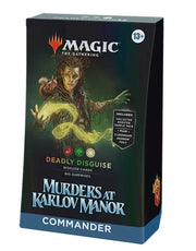 Murders at Karlov Manor Commander Deck - Deadly Disguise Magic The Gathering: