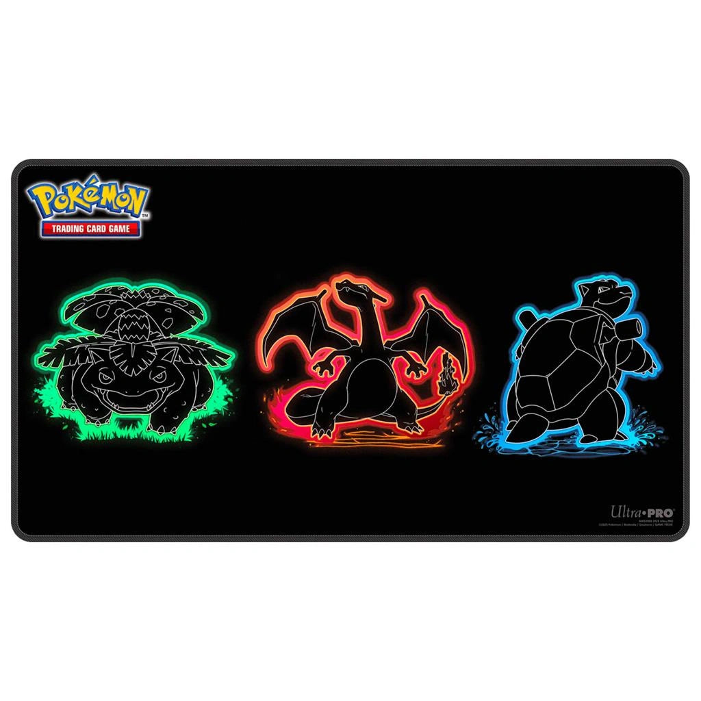 Neon Kanto Foil Playmat for Pokémon