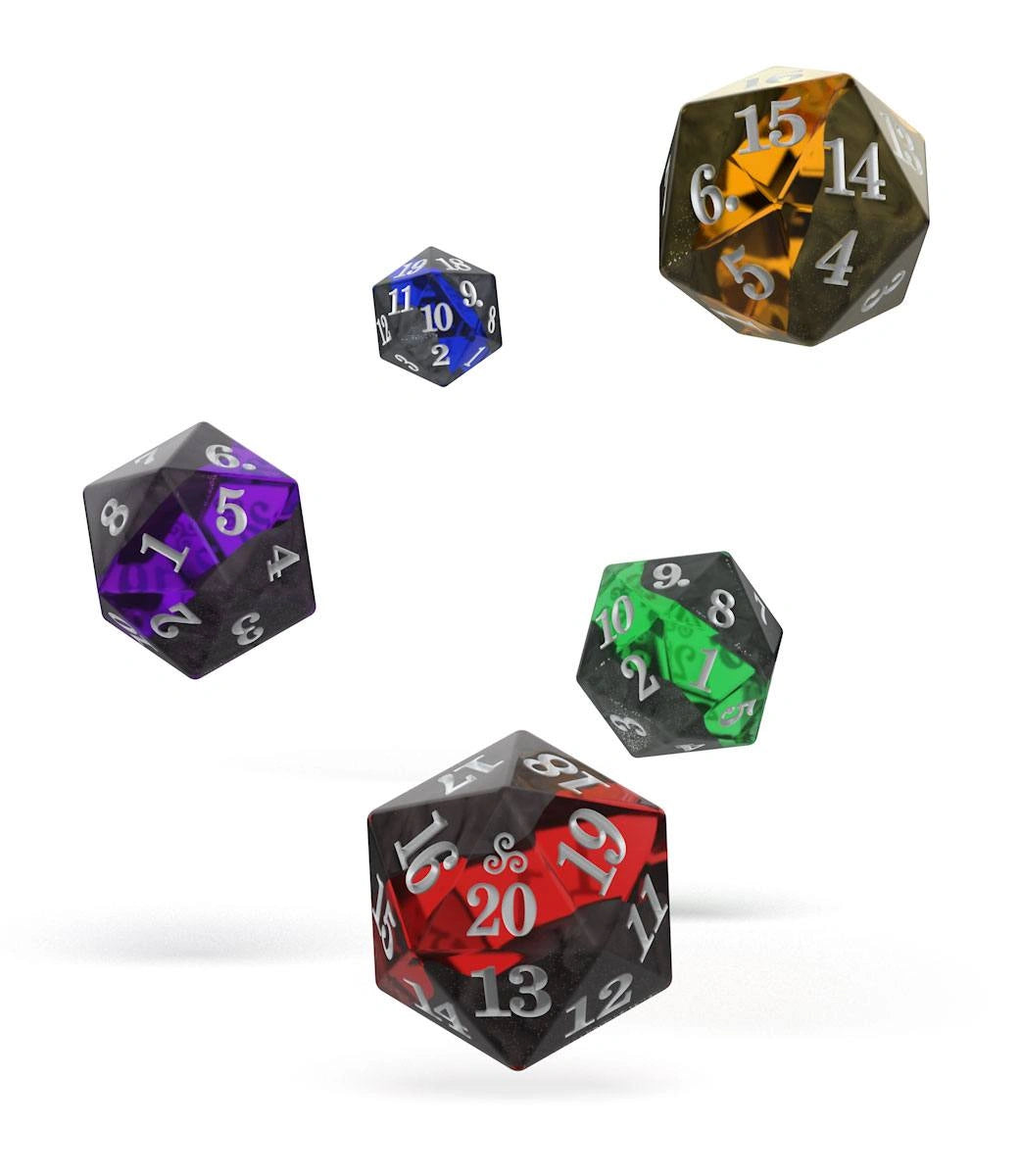 Oakie Doakie Dice D20 Spindown Dice Set Enclave