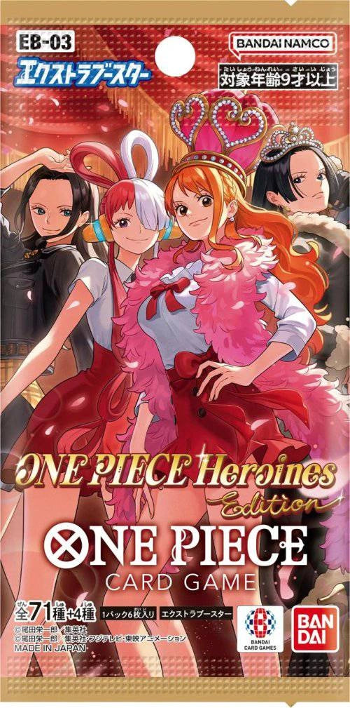 One Piece Card Game - Heroines edition EB03 Booster Japansk