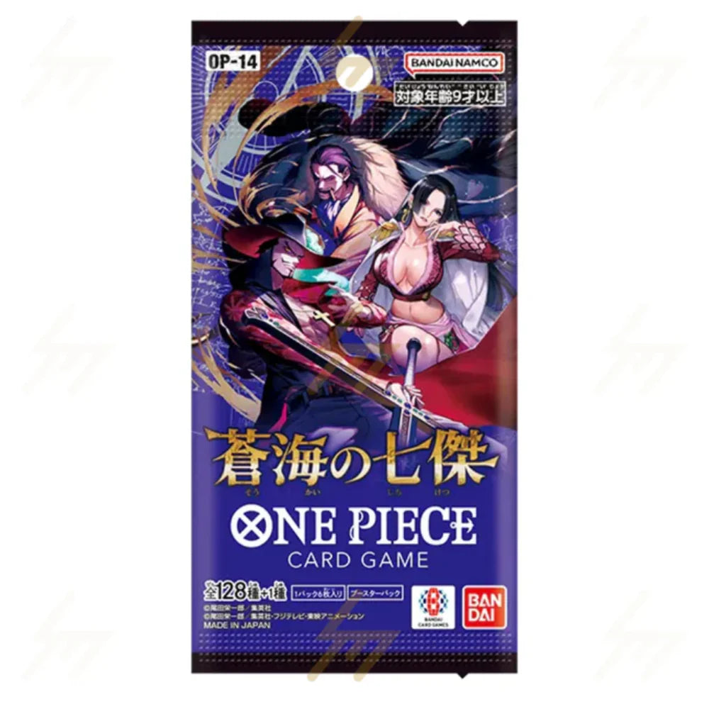 One Piece Card Game The Azure Sea's Seven - Booster OP14 Japansk