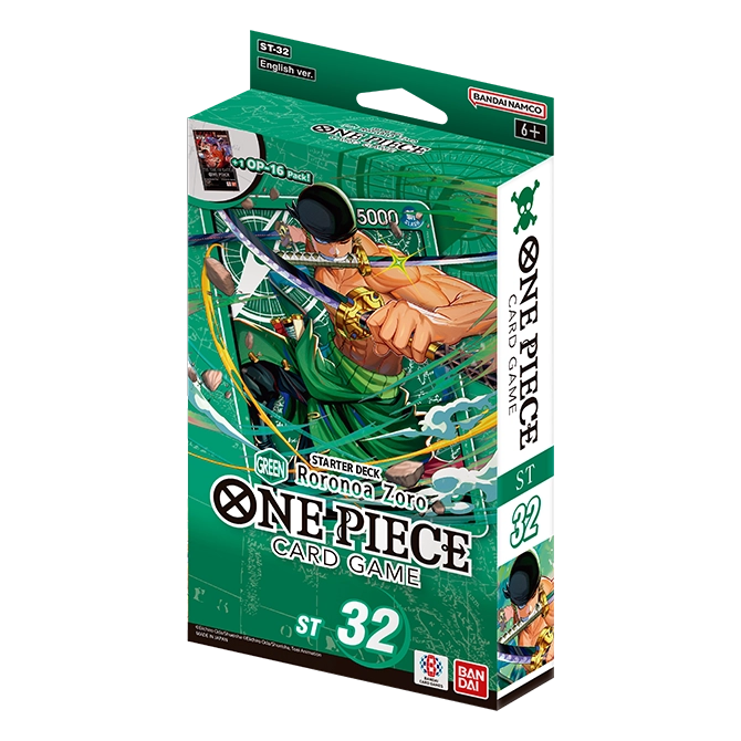 One Piece Card Game: ST32 Starter Deck - Green Roronoa Zoro