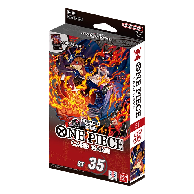 One Piece Card Game: ST35 Starter Deck - Red Black Sabo