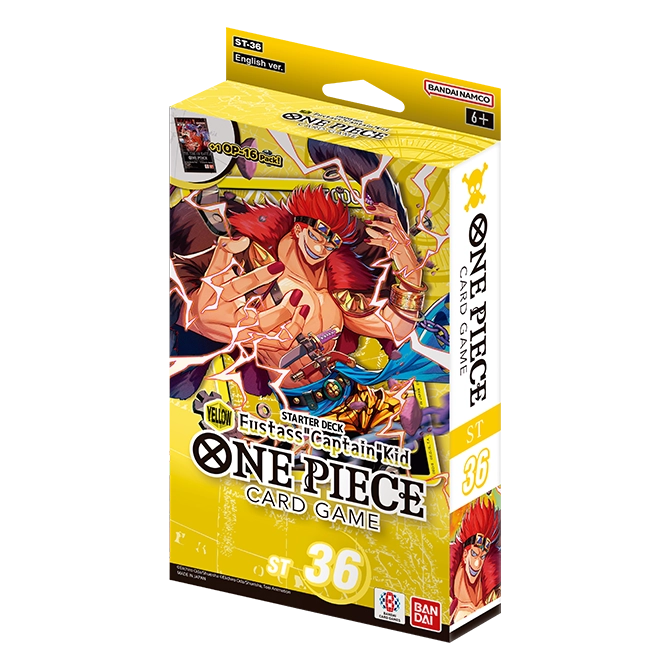 One Piece Card Game: ST36 Starter Deck - Yellow Eustass Captain Kid