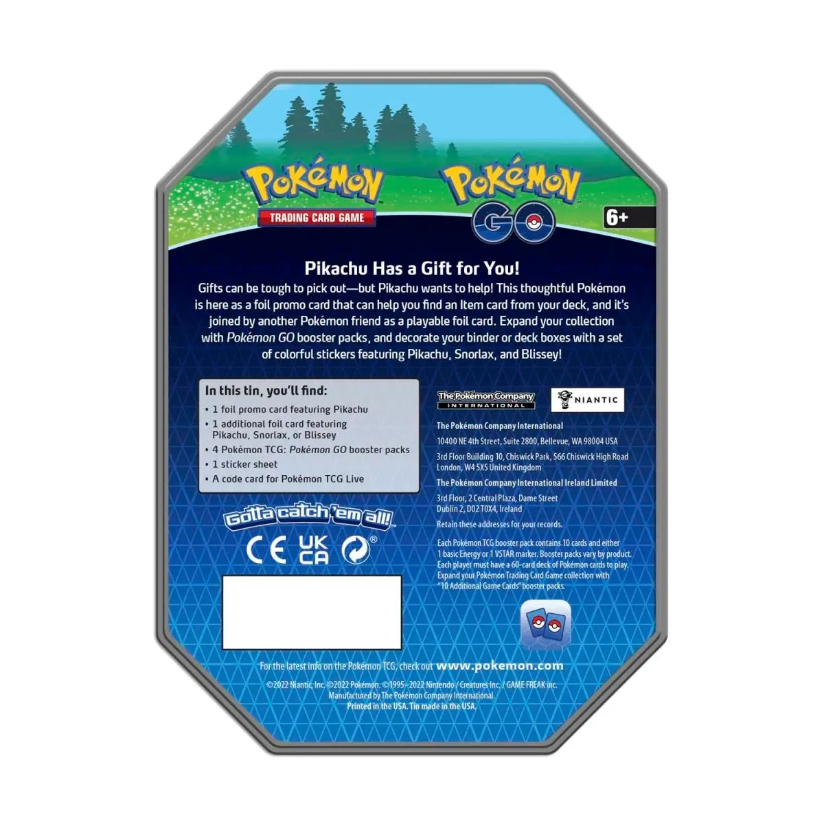 Pokémon: Pokémon GO Tin - Snorlax