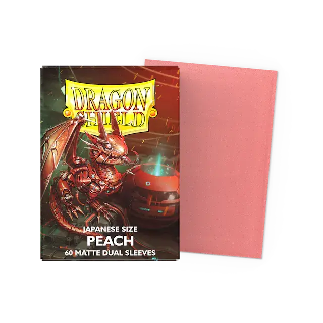 Dragon Shield Japanese size Matte Dual Sleeves - Peach
