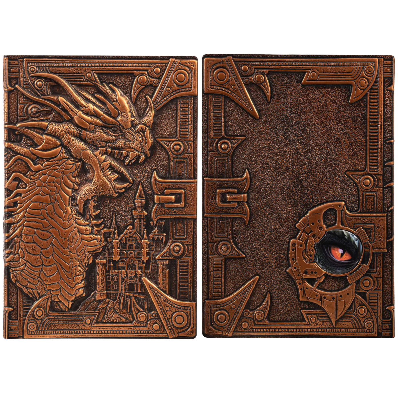 3D FAUX-LEATHER NOTEBOOK | FANTASY/DND DUNGEON MASTER(DM)/PLAYER JOURNAL