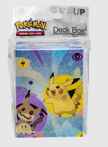 Pikachu & Mimikyu Full-View Deck Box for Pokémon