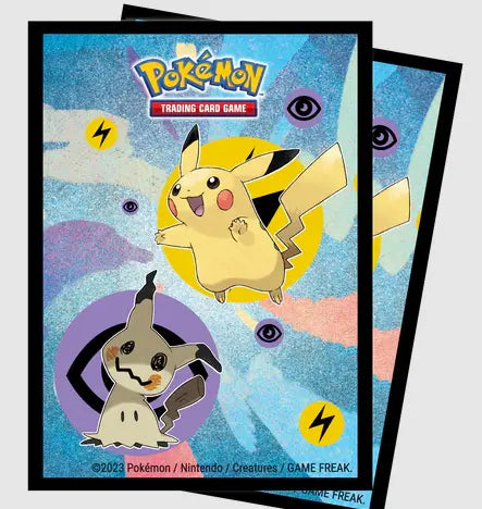Pikachu & Mimikyu Standard Deck Protector Sleeves (65ct) for Pokémon
