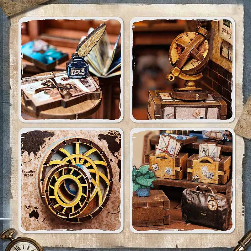 Journey Trace Bookshop - Book Nook Kit - CuteBee