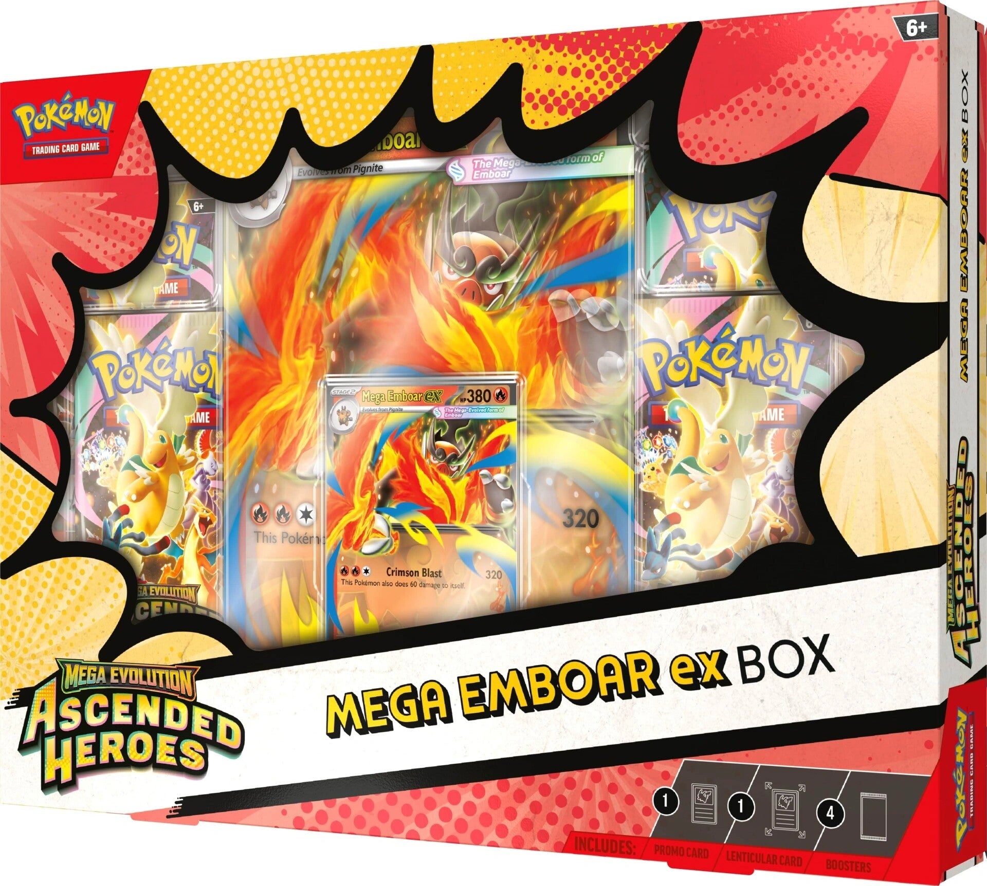 Pokémon TCG - Ascended Heroes Mega Emboar ex Box