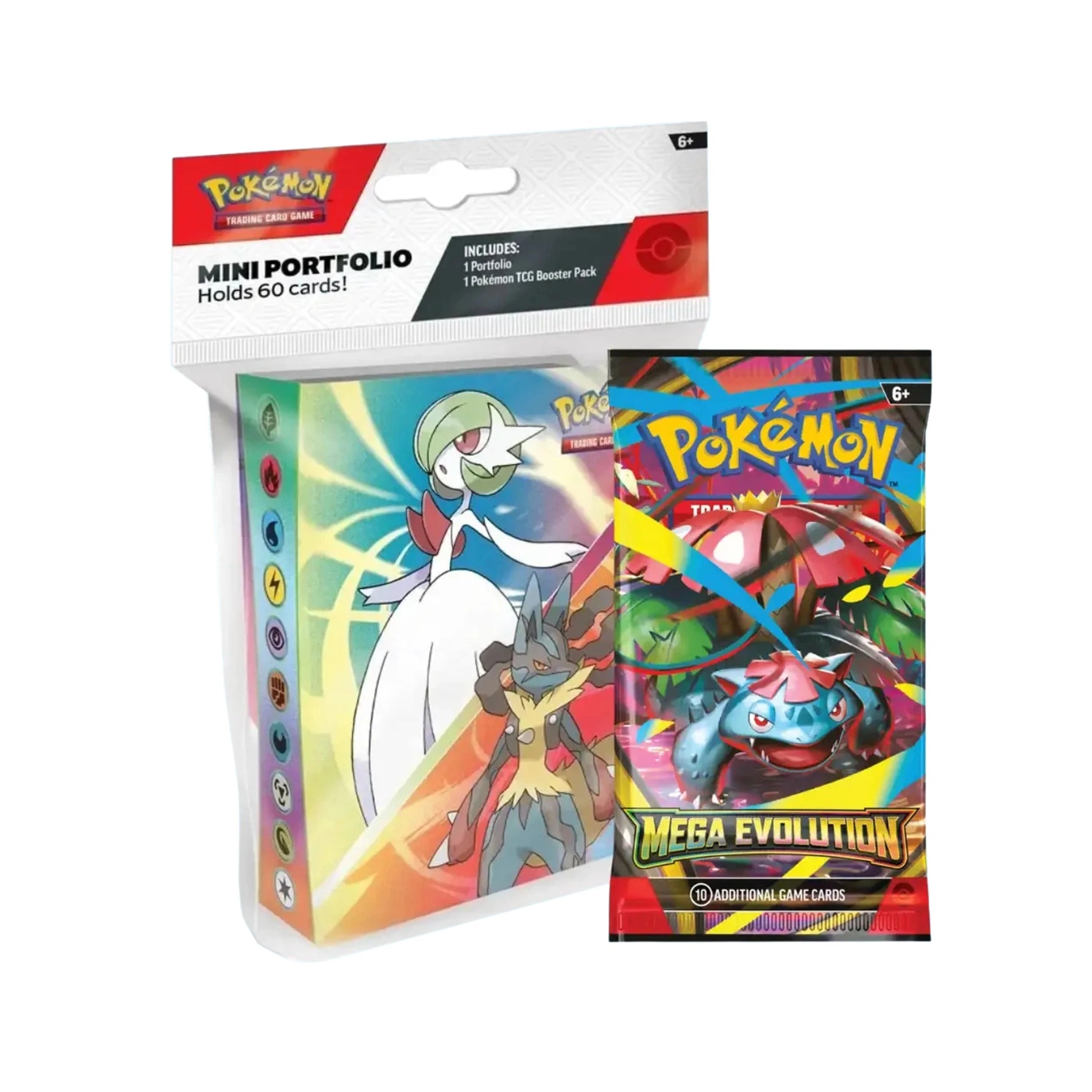 Pokémon TCG - Mega Evolution Mini Portfolio + Booster