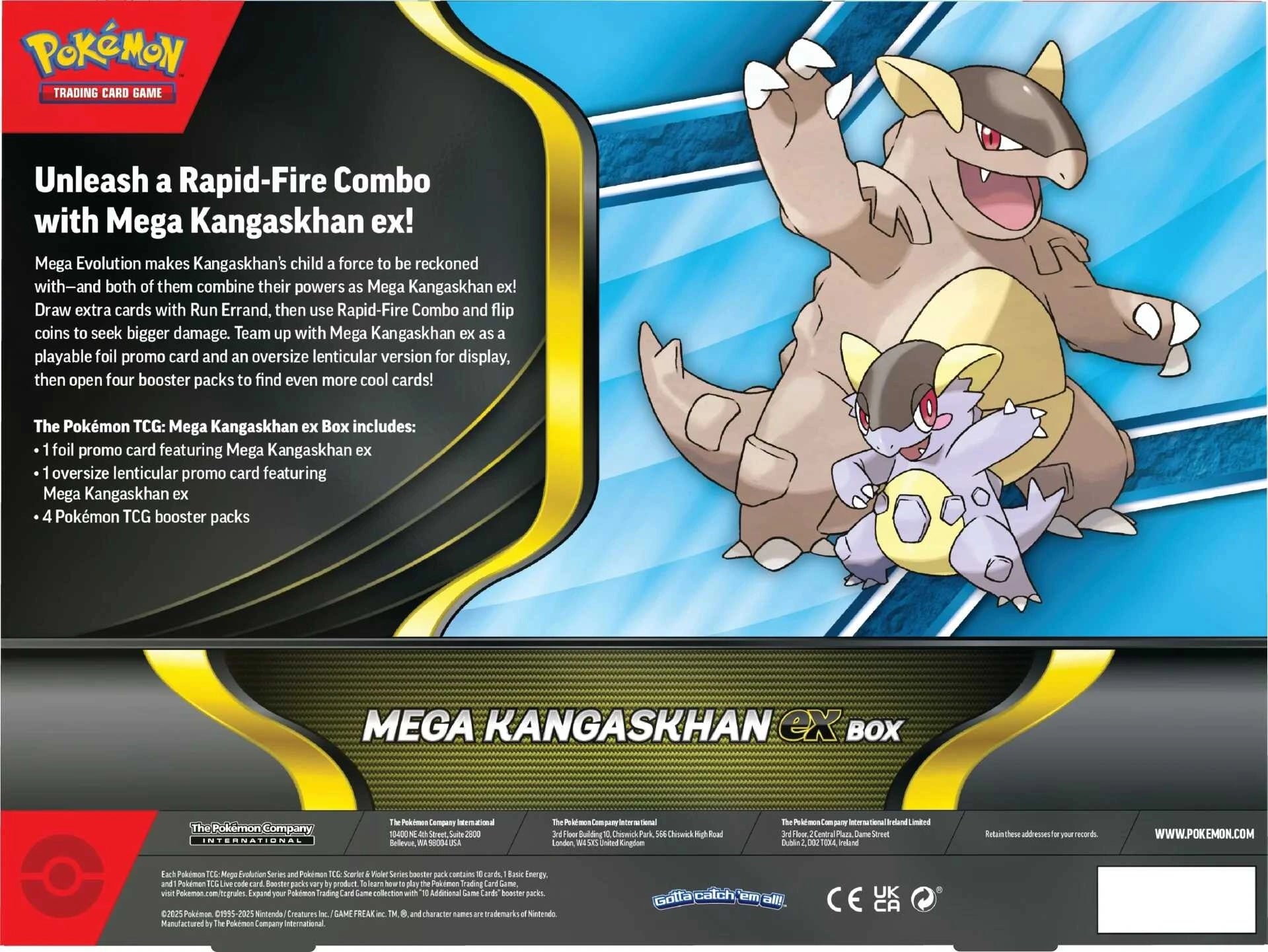 Pokémon TCG - Mega Kangaskhan ex Box (Max 1 per kund)