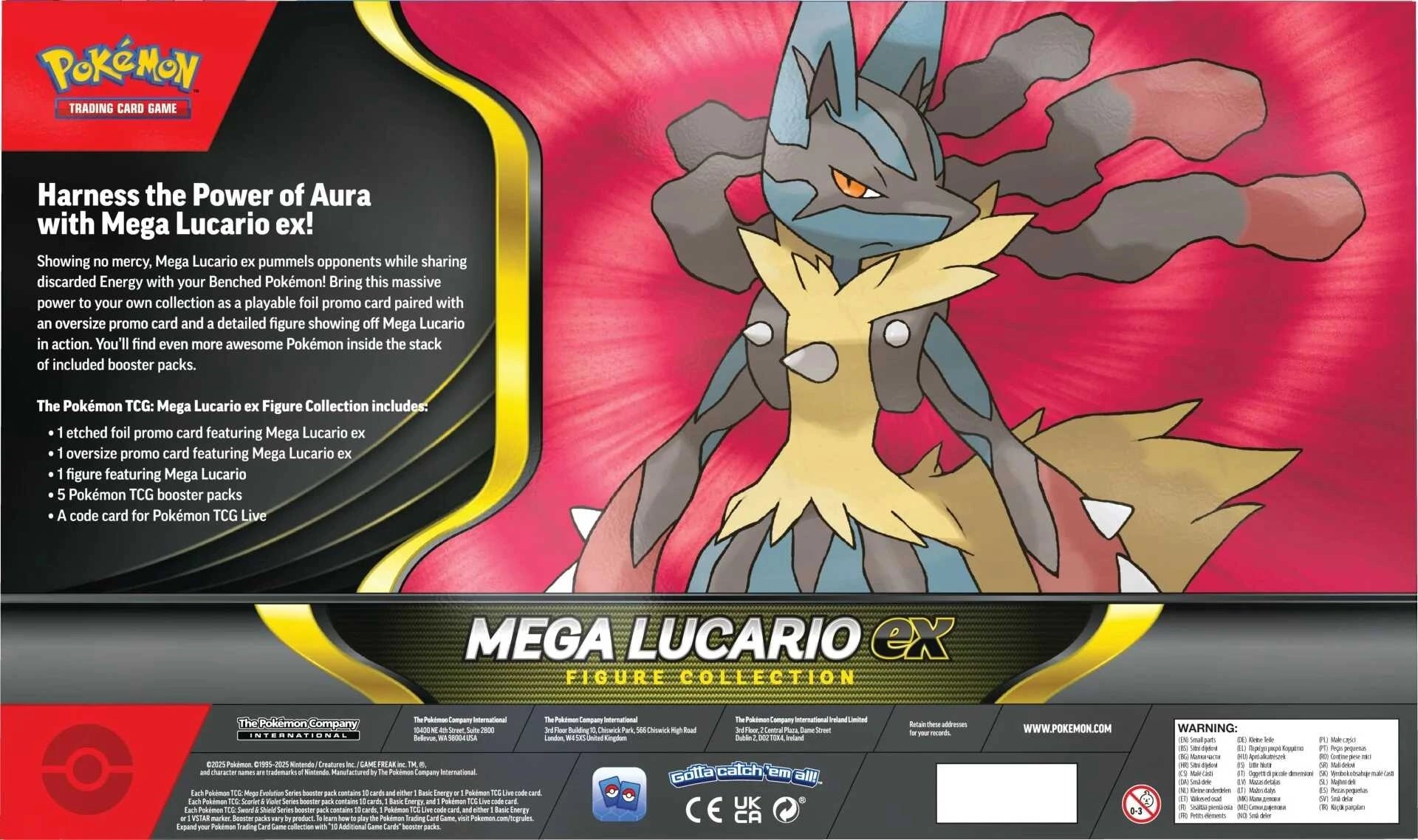 Pokémon TCG - Mega Lucario ex Figure Collection (Max 1 per kund)