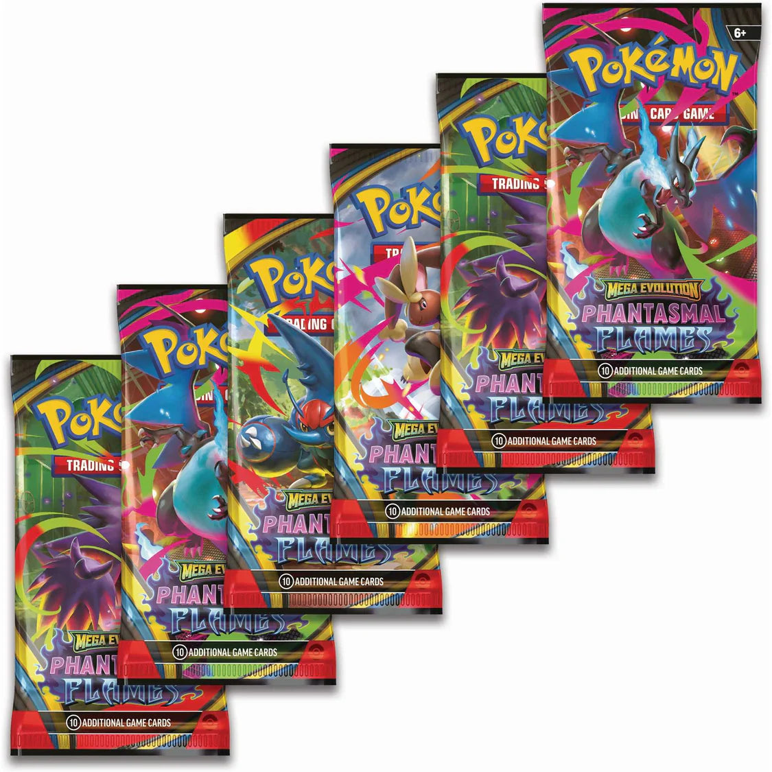 Pokémon TCG - Phantasmal Flames Booster Bundle (6 Boosters) (Max 2 per kund)