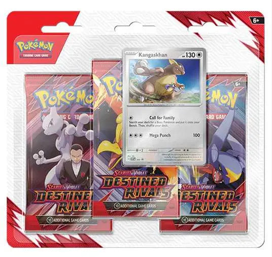 Pokémon TCG - Scarlet & Violet 10 Destined Rivals 3-pack Blister