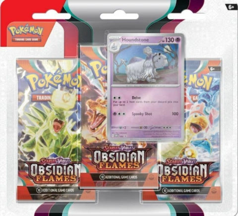 Pokémon TCG - Scarlet & Violet Obsidian Flames 3-pack Blister - Houndstone
