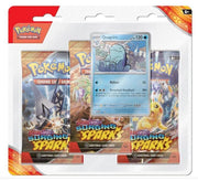 Pokémon TCG - Scarlet & Violet  Surging Sparks 3-pack Blister - Quagsire