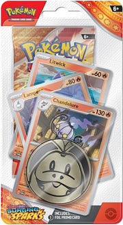 Pokémon TCG - Scarlet & Violet  Surging Sparks Premium Checklane Blister - Chandelure