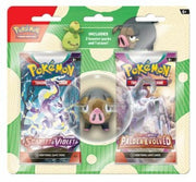 Pokémon TCG: 2 Booster Packs & Smoliv or Lechonk Eraser