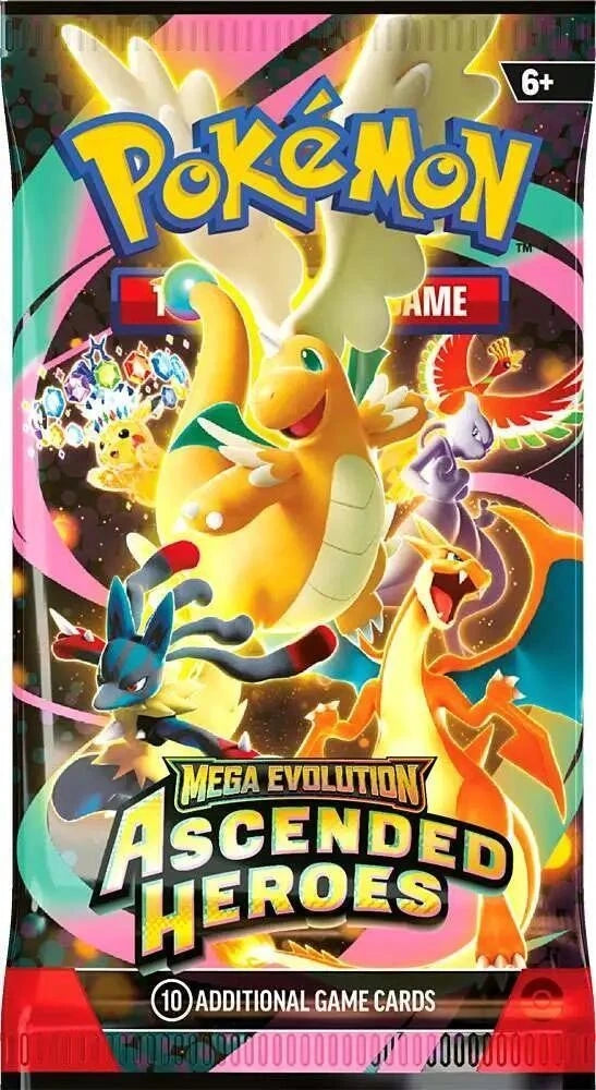 Pokémon TCG Mega Evolution - Ascended Heroes Booster