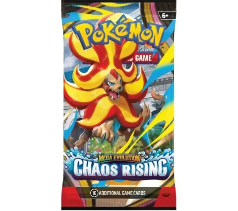 Pokémon TCG: Mega Evolution - Chaos Rising Booster (Max 24 per customer)