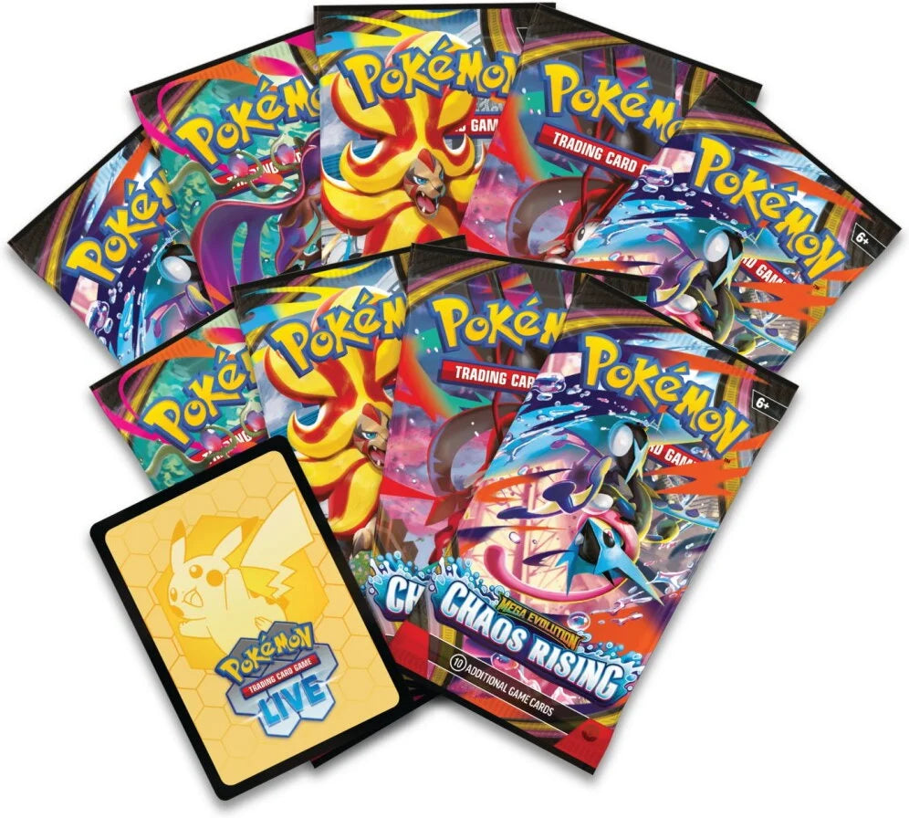 Pokémon TCG: Mega Evolution - Chaos Rising Elite Trainer Box (Max 1 per kund)