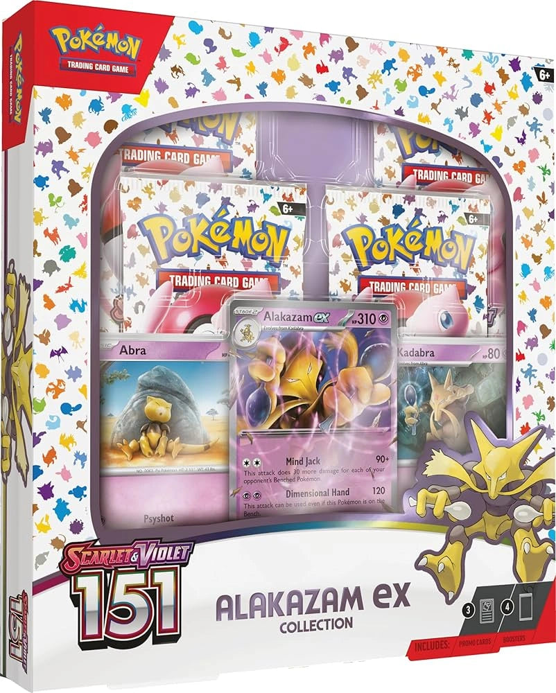 Pokémon TCG: Scarlet & Violet - 151 Alakazam ex Box Collection
