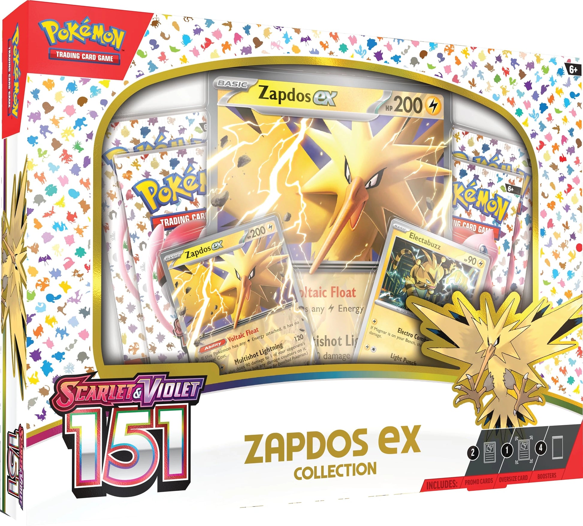 Pokémon TCG: Scarlet & Violet - 151 Zapdos EX Box Collection