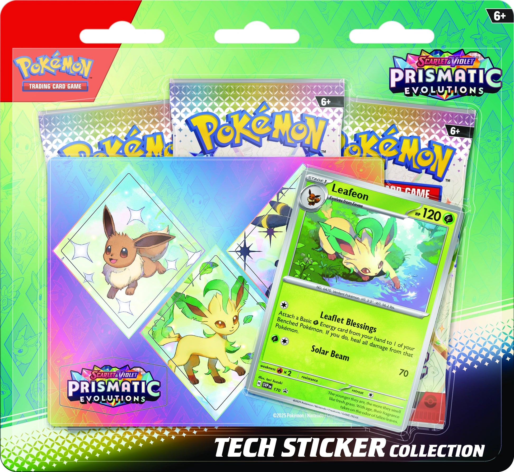 Pokémon TCG: Scarlet & Violet - Prismatic Evolutions Tech Sticker Collection