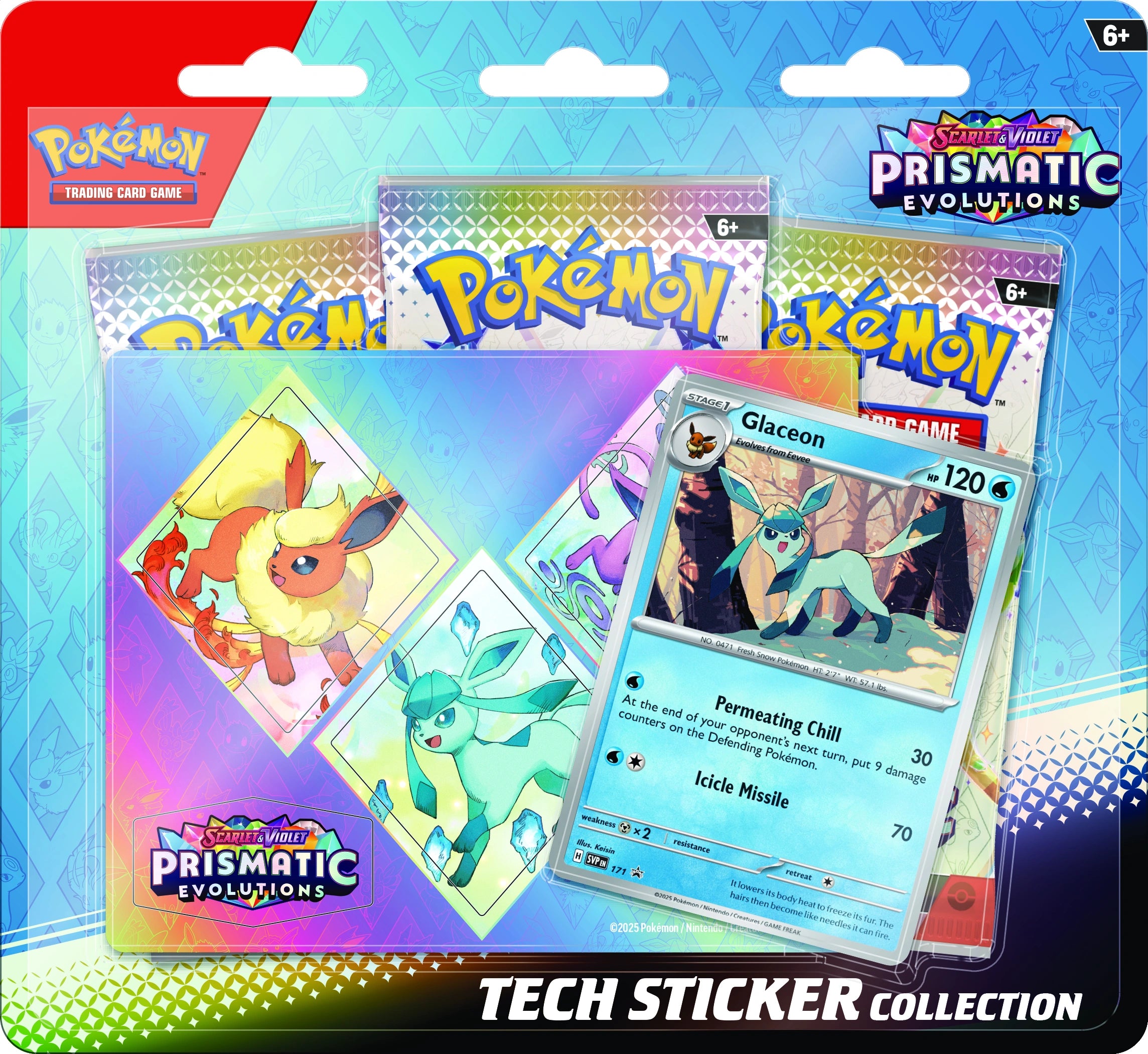 Pokémon TCG: Scarlet & Violet - Prismatic Evolutions Tech Sticker Collection