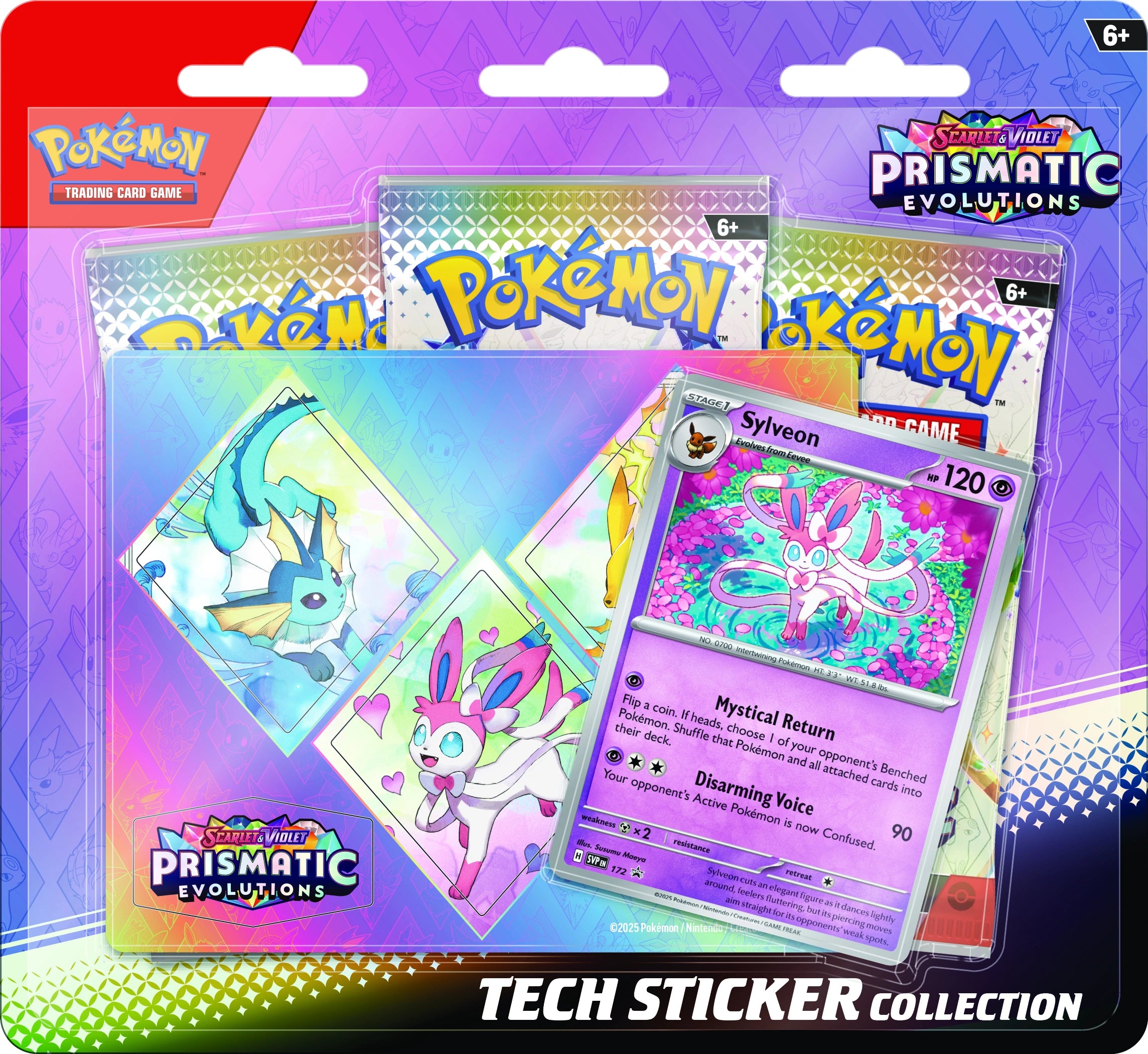 Pokémon TCG: Scarlet & Violet - Prismatic Evolutions Tech Sticker Collection