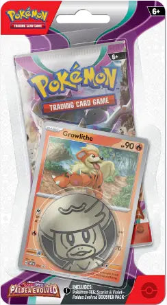 Pokémon TCG - Scarlet & Violet Paldea Evolved Checklane Blister - Growlithe