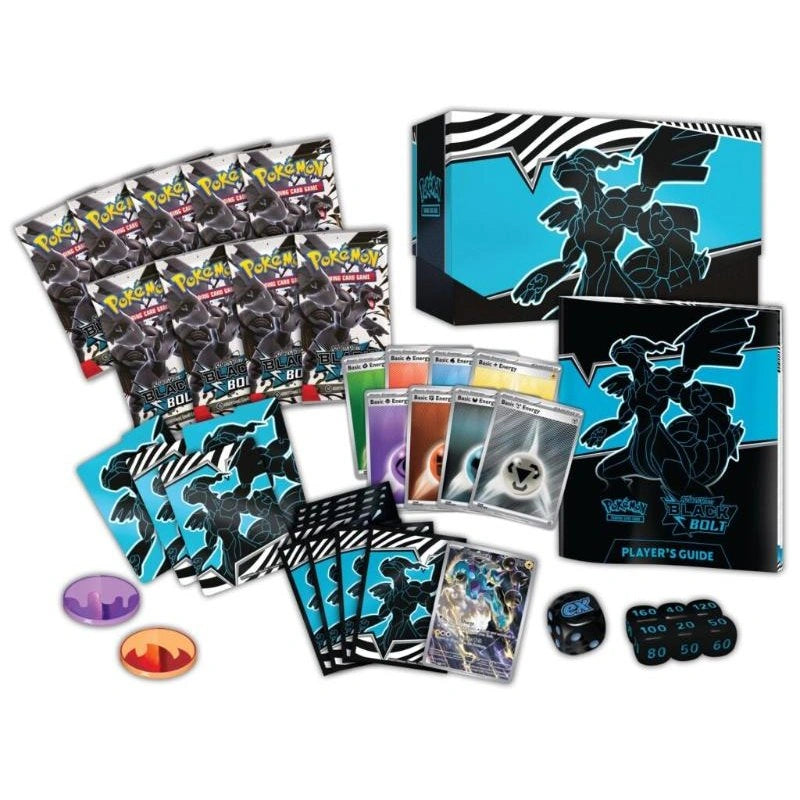 Pokemon SV10.5 - Black Bolt & White Flare - Black Bolt Elite Trainer Box (MAX 1 per kund)