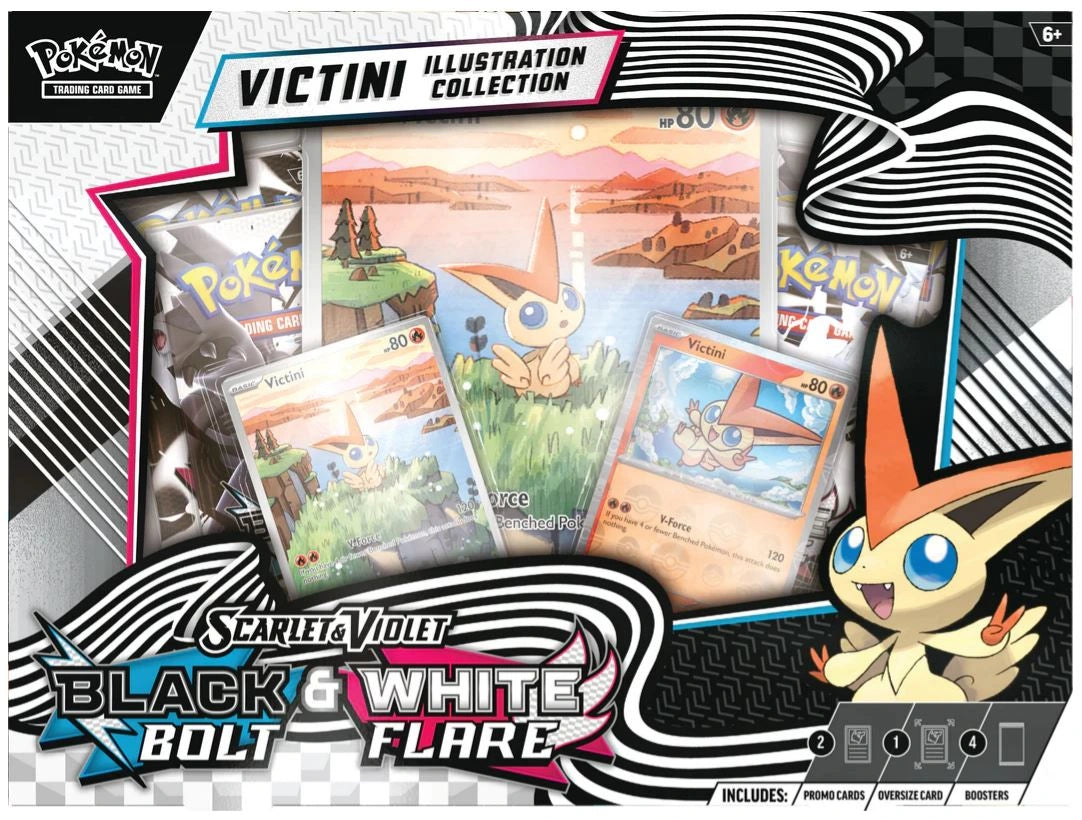 Pokemon SV10.5 - Black Bolt & White Flare - Victini Illustration Collection