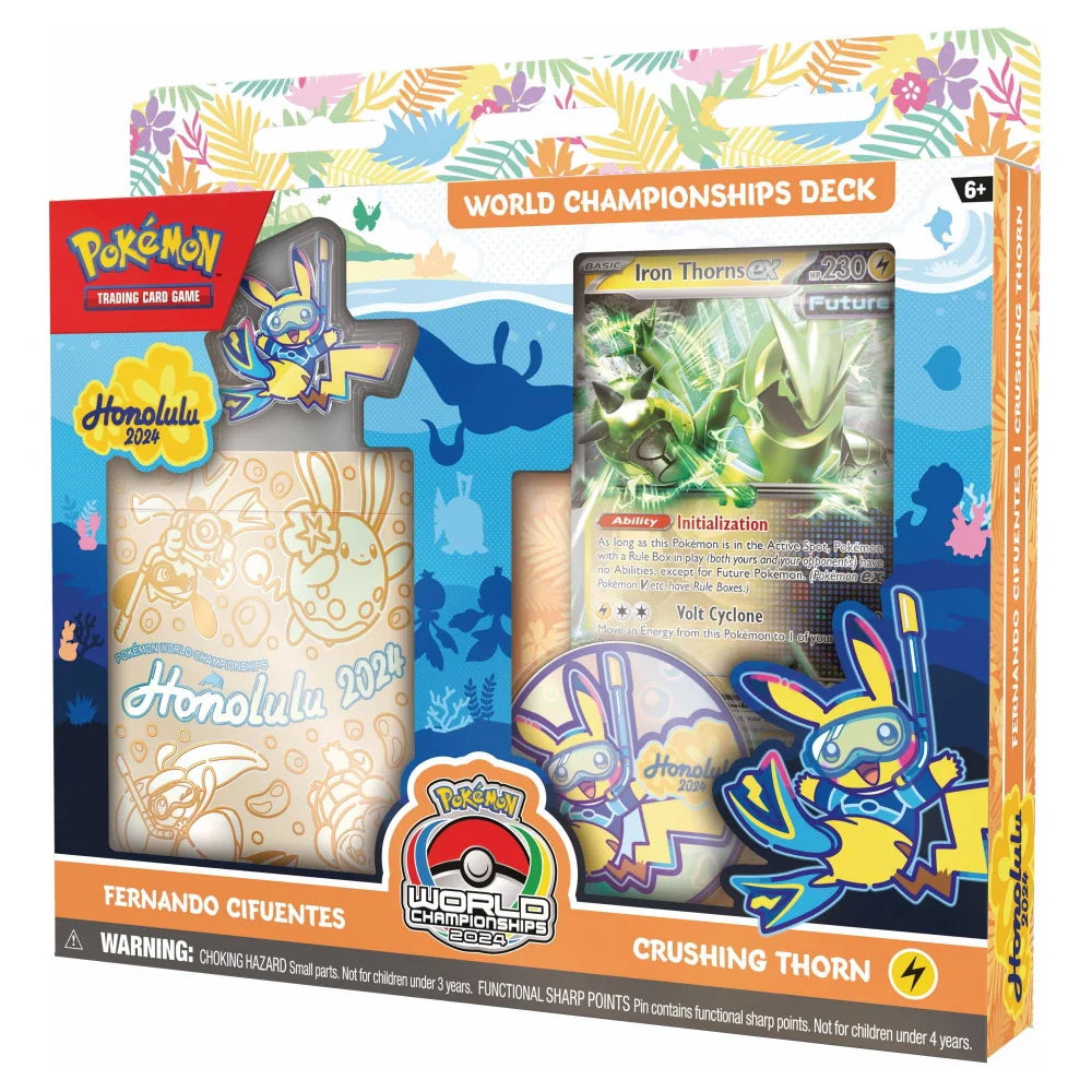 Pokemon TCG - 2024 World Championships Deck - Iron Thorns ex (Fernando Cifuentes - Chrushing Thorn)