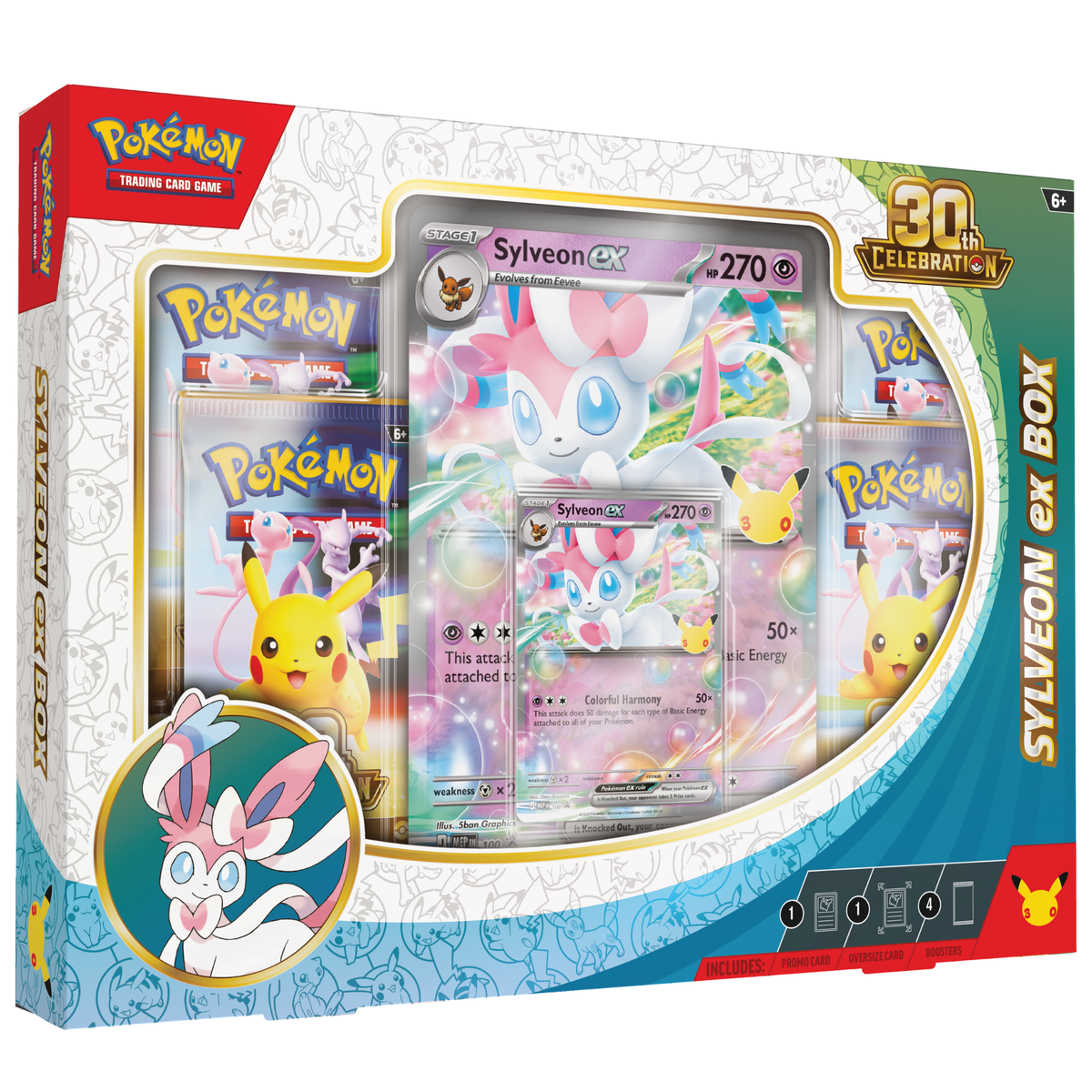 Pokémon TCG: 30th Celebration Pokémon ex Box Sylveon  - Max 1/kund