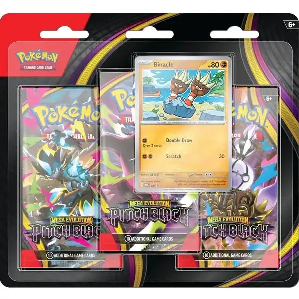 Pokémon TCG: Mega Evolution - Pitch Black 3-Pack Blister