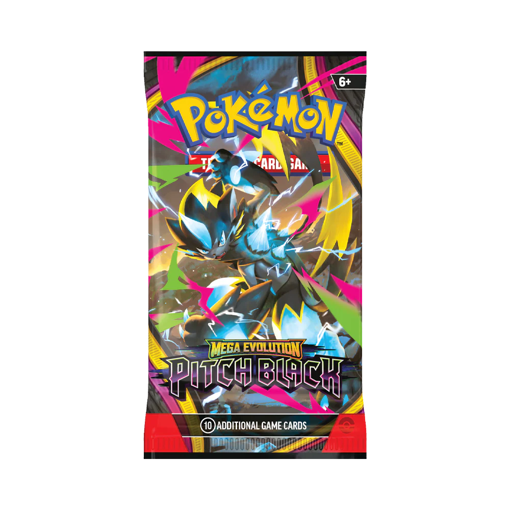 Pokémon TCG: Mega Evolution - Pitch Black Booster (Max 18 per kund)