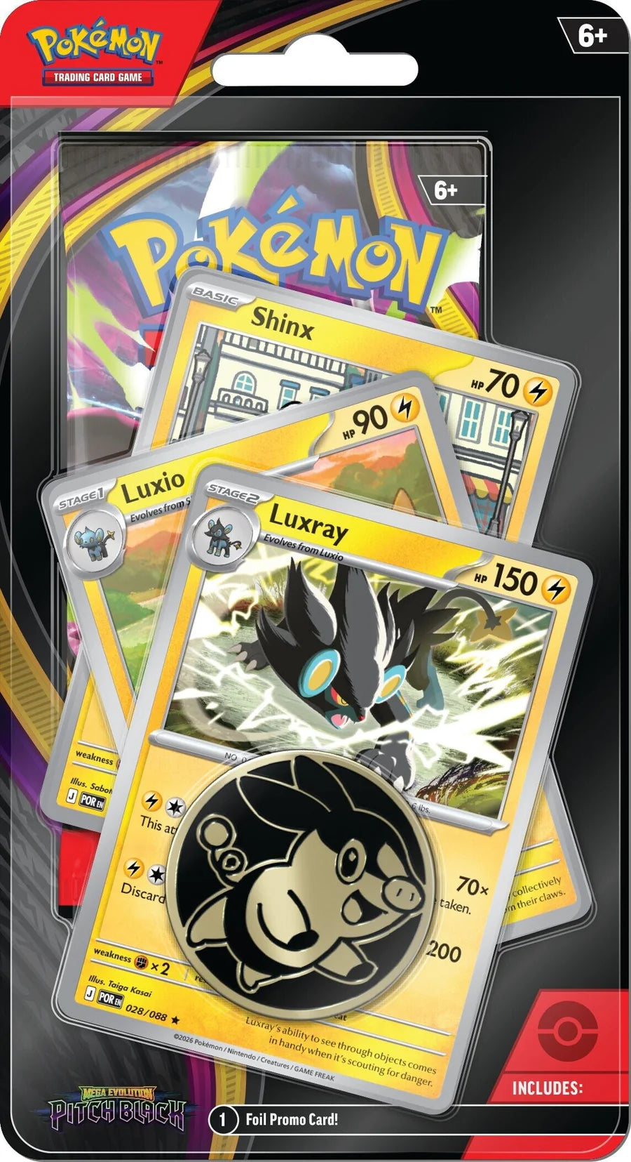 Pokémon TCG: Mega Evolution - Pitch Black Premium Checklane Blister
