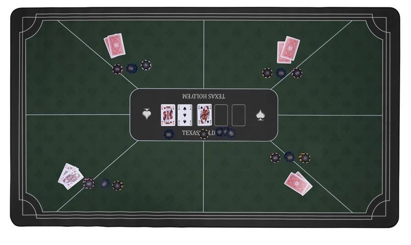 Pokermatta grön (140x80cm)