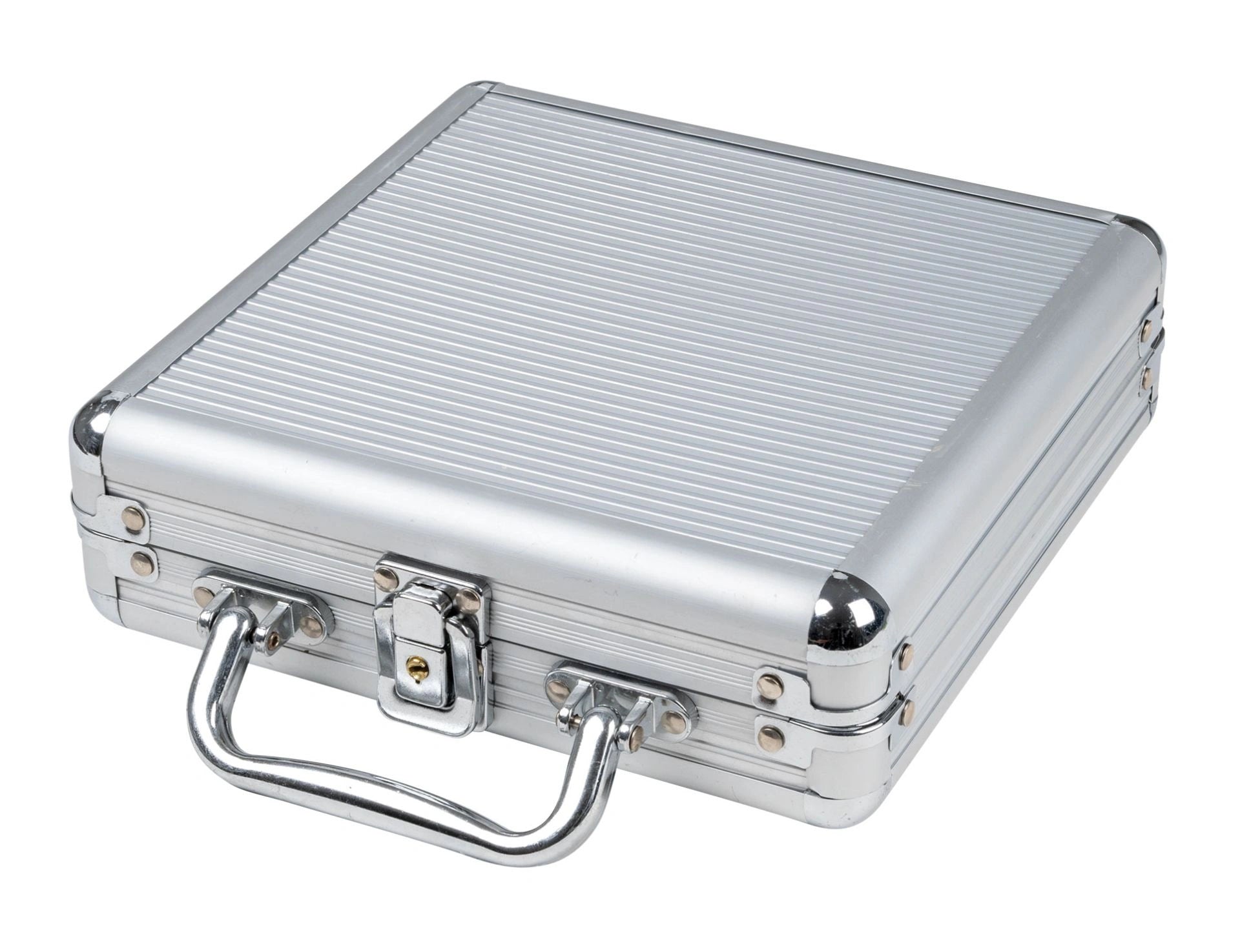 Poker set: 100 poker chips in aluminum case (3756)